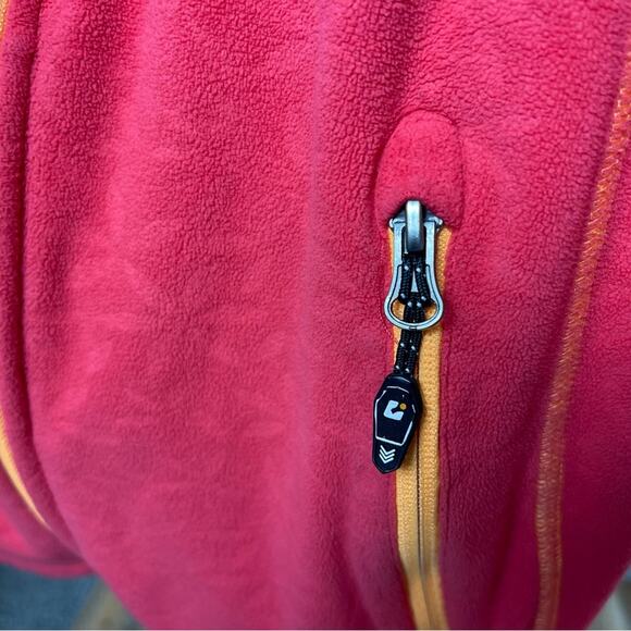Killtec Fleece Full Zip Hoodie, GorpCore. Outdoor, Athleisure, Active, Poppy, 10 - Picture 7 of 11
